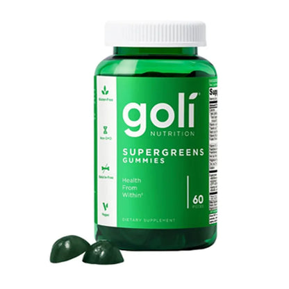 Goli Ashwagandha & Vitamin D Gummy - 60 Capsule - Mixed Berry, KSM-66, Vegan, Plant Based, Non-GMO, Gluten-Free & Gelatin Free