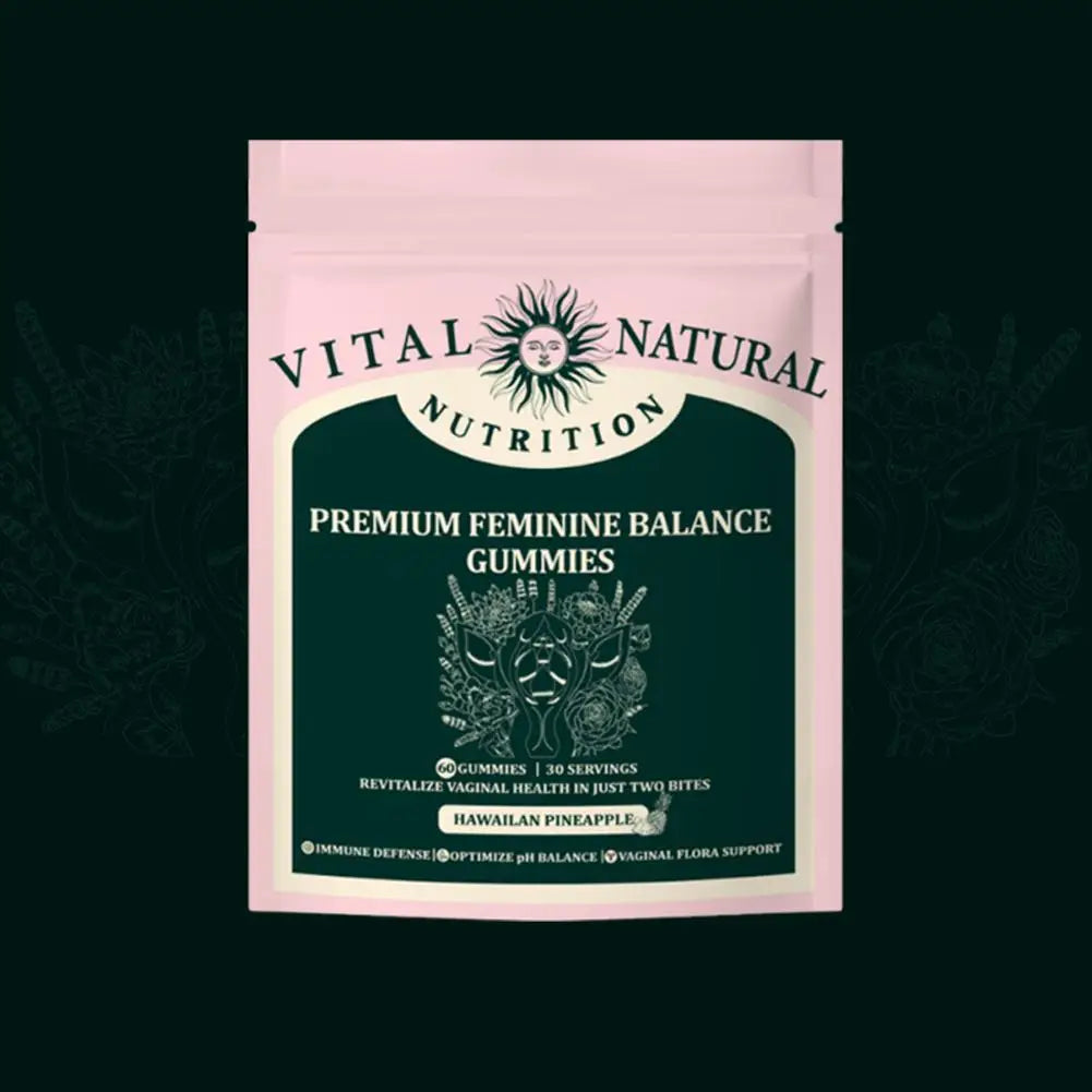 Premium Feminine Balance Gummies 30 Servings Help Regulate Physiological Balance And Enhances Immunity Rich In Multiple Vitamins