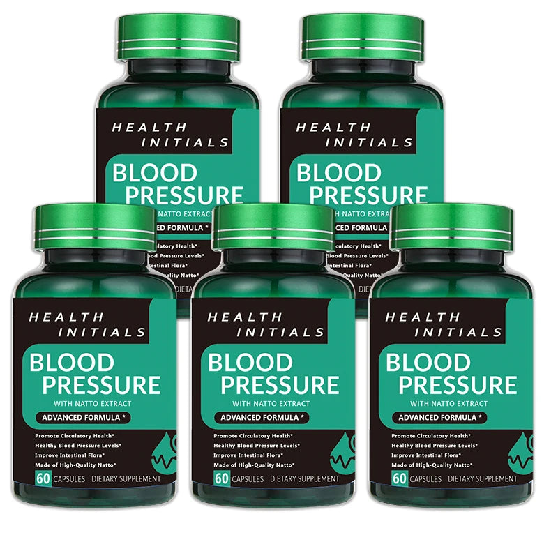 Nattokinase Capsules Blood Vessel Clean Dissolve Blood Clots Lowering Pressure Prevent Arteriosclerosis Improve Vascular Health